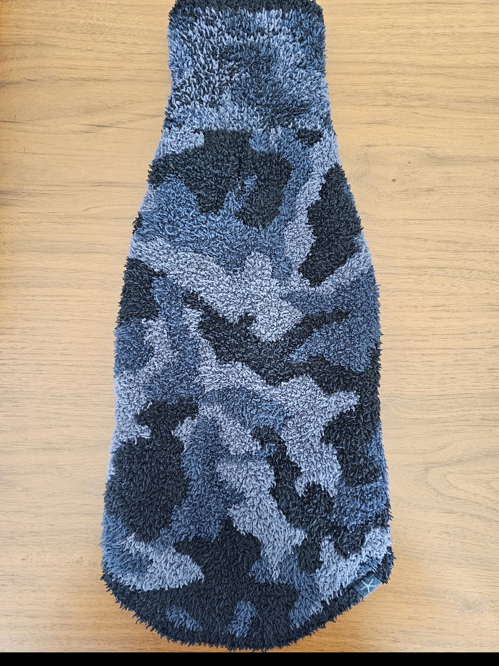 Barefoot Dreams Blue Camouflage Chenille Dog Sweater